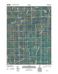 Ambia Indiana Historical topographic map, 1:24000 scale, 7.5 X 7.5 Minute, Year 2011