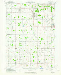 Amboy Indiana Historical topographic map, 1:24000 scale, 7.5 X 7.5 Minute, Year 1962