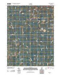 Amboy Indiana Historical topographic map, 1:24000 scale, 7.5 X 7.5 Minute, Year 2010