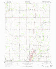 Anderson North Indiana Historical topographic map, 1:24000 scale, 7.5 X 7.5 Minute, Year 1960