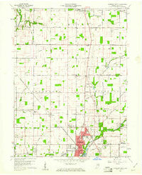 Anderson North Indiana Historical topographic map, 1:24000 scale, 7.5 X 7.5 Minute, Year 1960