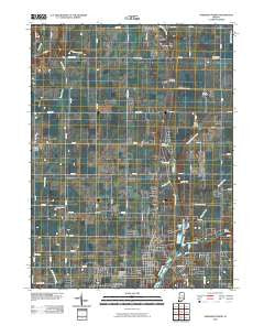 Anderson North Indiana Historical topographic map, 1:24000 scale, 7.5 X 7.5 Minute, Year 2010