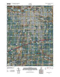 Anderson South Indiana Historical topographic map, 1:24000 scale, 7.5 X 7.5 Minute, Year 2010