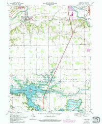 Andrews Indiana Historical topographic map, 1:24000 scale, 7.5 X 7.5 Minute, Year 1969