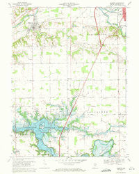 Andrews Indiana Historical topographic map, 1:24000 scale, 7.5 X 7.5 Minute, Year 1969