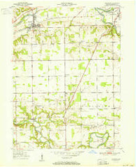 Andrews Indiana Historical topographic map, 1:24000 scale, 7.5 X 7.5 Minute, Year 1951