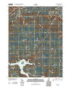 Andrews Indiana Historical topographic map, 1:24000 scale, 7.5 X 7.5 Minute, Year 2010