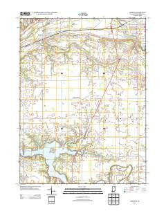 Andrews Indiana Historical topographic map, 1:24000 scale, 7.5 X 7.5 Minute, Year 2013