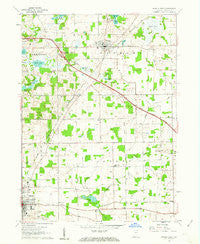 Angola East Indiana Historical topographic map, 1:24000 scale, 7.5 X 7.5 Minute, Year 1960