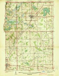 Angola East Indiana Historical topographic map, 1:24000 scale, 7.5 X 7.5 Minute, Year 1939