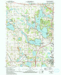 Angola West Indiana Historical topographic map, 1:24000 scale, 7.5 X 7.5 Minute, Year 1992