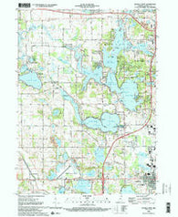 Angola West Indiana Historical topographic map, 1:24000 scale, 7.5 X 7.5 Minute, Year 1992