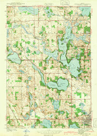 Angola West Indiana Historical topographic map, 1:24000 scale, 7.5 X 7.5 Minute, Year 1942