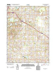 Angola East Indiana Historical topographic map, 1:24000 scale, 7.5 X 7.5 Minute, Year 2013
