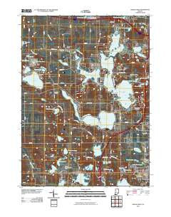 Angola West Indiana Historical topographic map, 1:24000 scale, 7.5 X 7.5 Minute, Year 2010