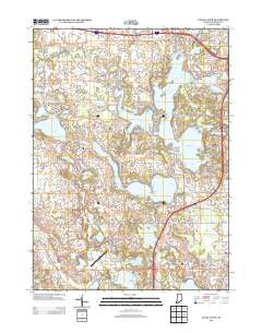 Angola West Indiana Historical topographic map, 1:24000 scale, 7.5 X 7.5 Minute, Year 2013