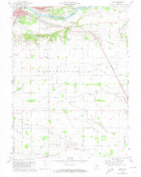 Anoka Indiana Historical topographic map, 1:24000 scale, 7.5 X 7.5 Minute, Year 1972