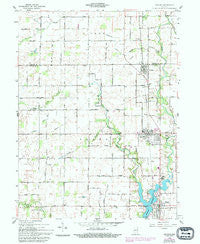 Arcadia Indiana Historical topographic map, 1:24000 scale, 7.5 X 7.5 Minute, Year 1961