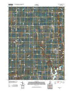 Arcadia Indiana Historical topographic map, 1:24000 scale, 7.5 X 7.5 Minute, Year 2010