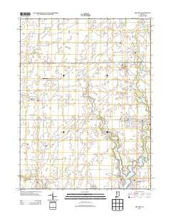 Arcadia Indiana Historical topographic map, 1:24000 scale, 7.5 X 7.5 Minute, Year 2013