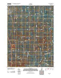 Argos Indiana Historical topographic map, 1:24000 scale, 7.5 X 7.5 Minute, Year 2010