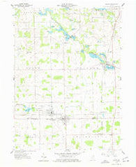 Ashley Indiana Historical topographic map, 1:24000 scale, 7.5 X 7.5 Minute, Year 1959