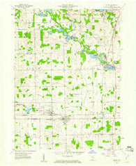 Ashley Indiana Historical topographic map, 1:24000 scale, 7.5 X 7.5 Minute, Year 1959