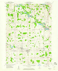 Ashley Indiana Historical topographic map, 1:24000 scale, 7.5 X 7.5 Minute, Year 1959