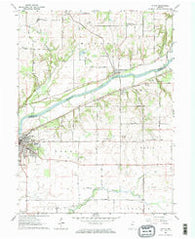 Attica Indiana Historical topographic map, 1:24000 scale, 7.5 X 7.5 Minute, Year 1962