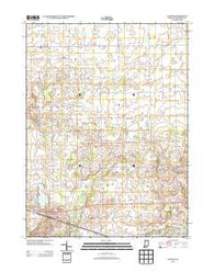 Atwood Indiana Historical topographic map, 1:24000 scale, 7.5 X 7.5 Minute, Year 2013