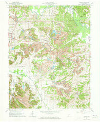 Augusta Indiana Historical topographic map, 1:24000 scale, 7.5 X 7.5 Minute, Year 1961