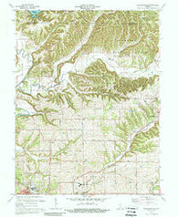 Bartlettsville Indiana Historical topographic map, 1:24000 scale, 7.5 X 7.5 Minute, Year 1978