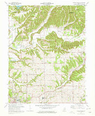 Bartlettsville Indiana Historical topographic map, 1:24000 scale, 7.5 X 7.5 Minute, Year 1978