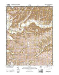 Bartlettsville Indiana Historical topographic map, 1:24000 scale, 7.5 X 7.5 Minute, Year 2013