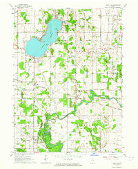 Bass Lake Indiana Historical topographic map, 1:24000 scale, 7.5 X 7.5 Minute, Year 1962