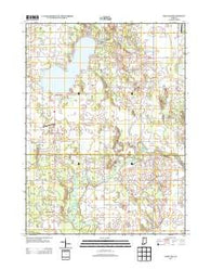Bass Lake Indiana Historical topographic map, 1:24000 scale, 7.5 X 7.5 Minute, Year 2013