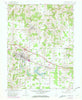 Batesville Indiana Historical topographic map, 1:24000 scale, 7.5 X 7.5 Minute, Year 1961