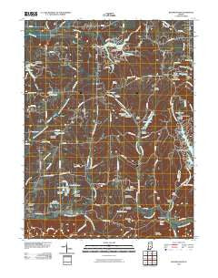 Beanblossom Indiana Historical topographic map, 1:24000 scale, 7.5 X 7.5 Minute, Year 2010