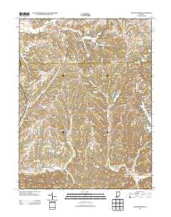 Beanblossom Indiana Historical topographic map, 1:24000 scale, 7.5 X 7.5 Minute, Year 2013