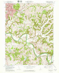 Bedford East Indiana Historical topographic map, 1:24000 scale, 7.5 X 7.5 Minute, Year 1978