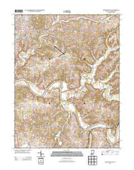 Bedford East Indiana Historical topographic map, 1:24000 scale, 7.5 X 7.5 Minute, Year 2013