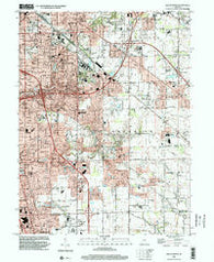 Beech Grove Indiana Historical topographic map, 1:24000 scale, 7.5 X 7.5 Minute, Year 1998