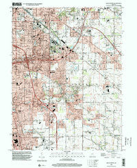 Beech Grove Indiana Historical topographic map, 1:24000 scale, 7.5 X 7.5 Minute, Year 1998