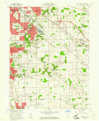 Beech Grove Indiana Historical topographic map, 1:24000 scale, 7.5 X 7.5 Minute, Year 1959