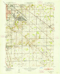 Beech Grove Indiana Historical topographic map, 1:24000 scale, 7.5 X 7.5 Minute, Year 1948