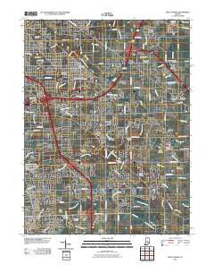Beech Grove Indiana Historical topographic map, 1:24000 scale, 7.5 X 7.5 Minute, Year 2010
