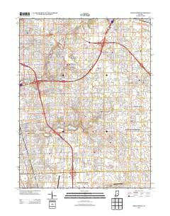 Beech Grove Indiana Historical topographic map, 1:24000 scale, 7.5 X 7.5 Minute, Year 2013