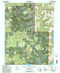 Beechwood Indiana Historical topographic map, 1:24000 scale, 7.5 X 7.5 Minute, Year 1993