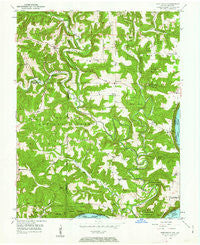 Beechwood Indiana Historical topographic map, 1:24000 scale, 7.5 X 7.5 Minute, Year 1950