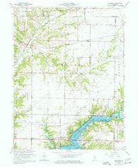 Bellmore Indiana Historical topographic map, 1:24000 scale, 7.5 X 7.5 Minute, Year 1963